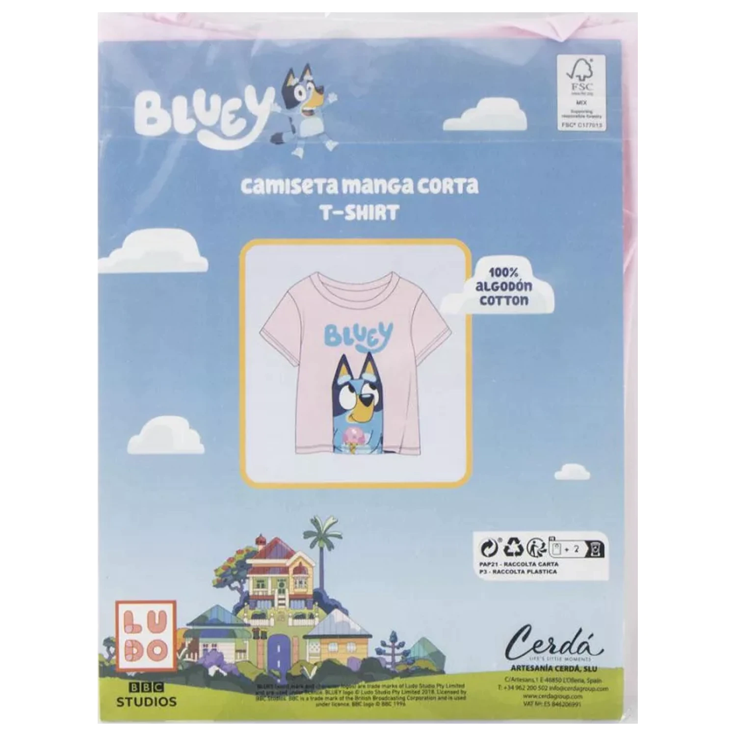 Bluey Ice Cream dziecięca koszulka z krótkim rękawem, t-shirt zdjęcie produktu