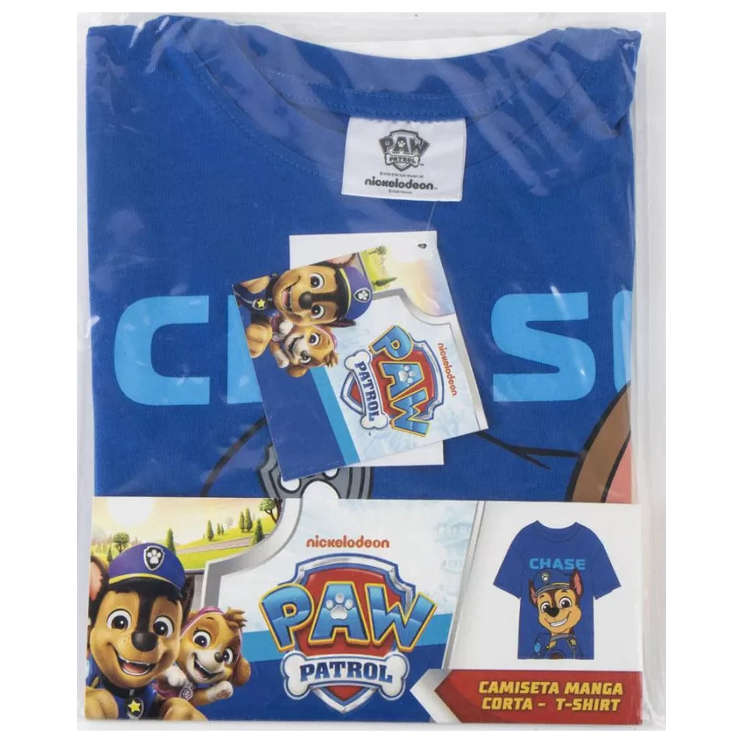 PAW Patrol Blue Chase dziecięca koszulka z krótkim rękawem, top zdjęcie produktu