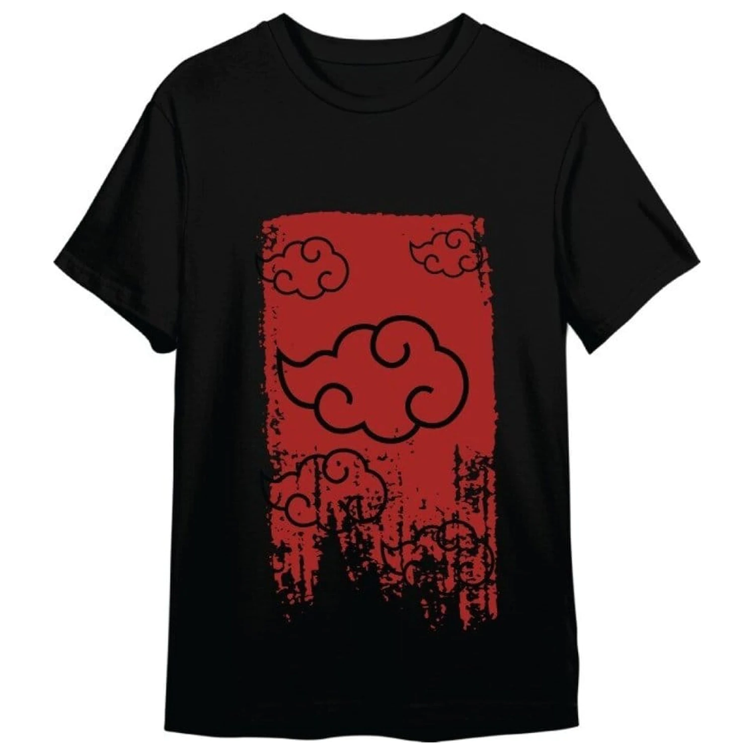 Naruto Shippuden T-Shirt Akatsuki Czarny zdjęcie produktu