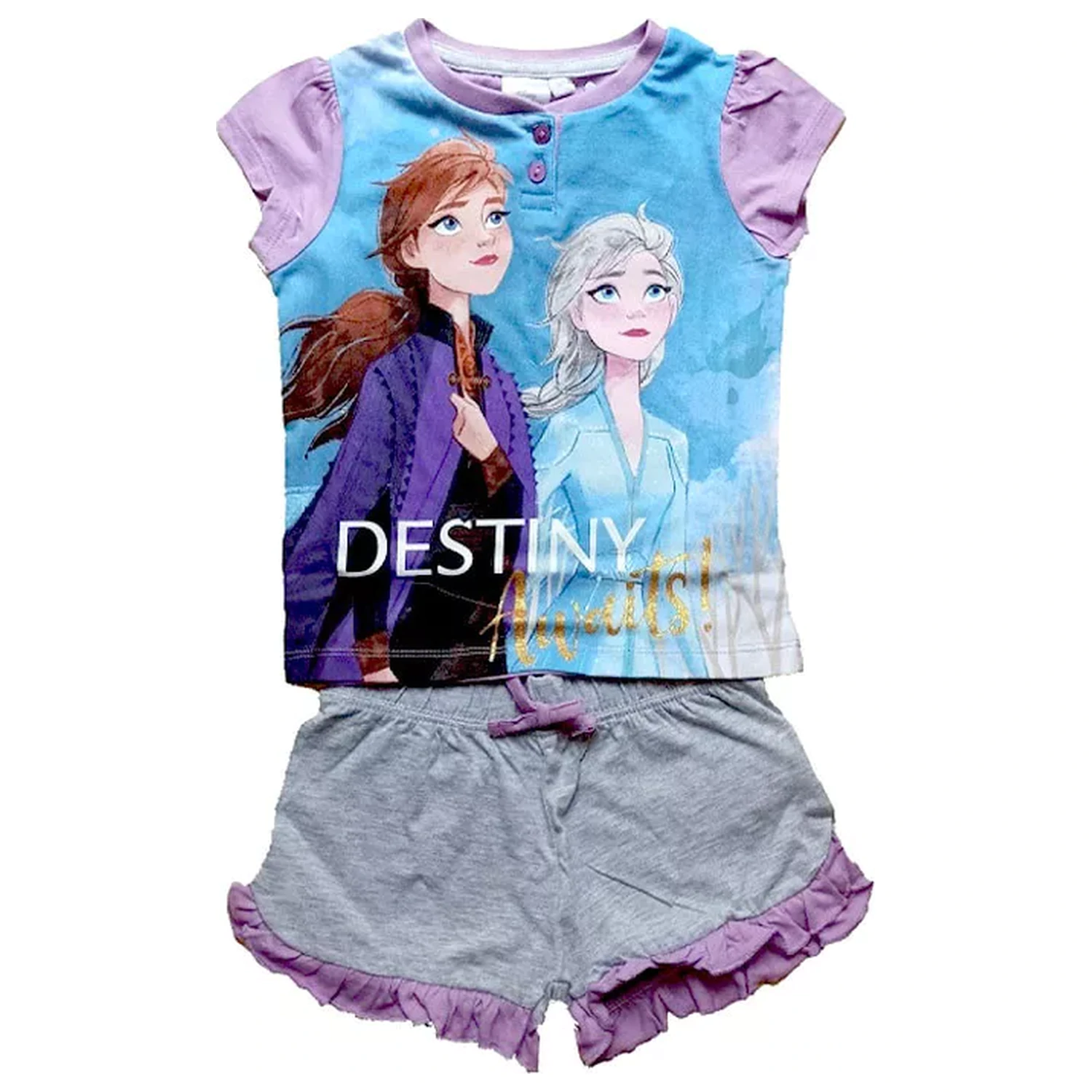 Disney Frozen Destiny krótkie piżamy dziecięce w pudełku prezentowym zdjęcie produktu