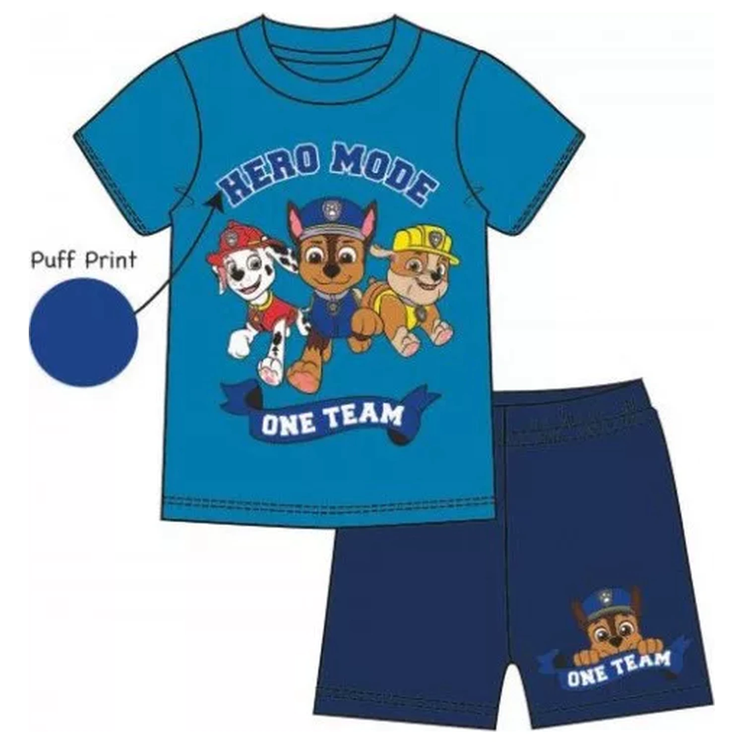 PAW Patrol Hero Mode krótka piżama dziecięca zdjęcie produktu