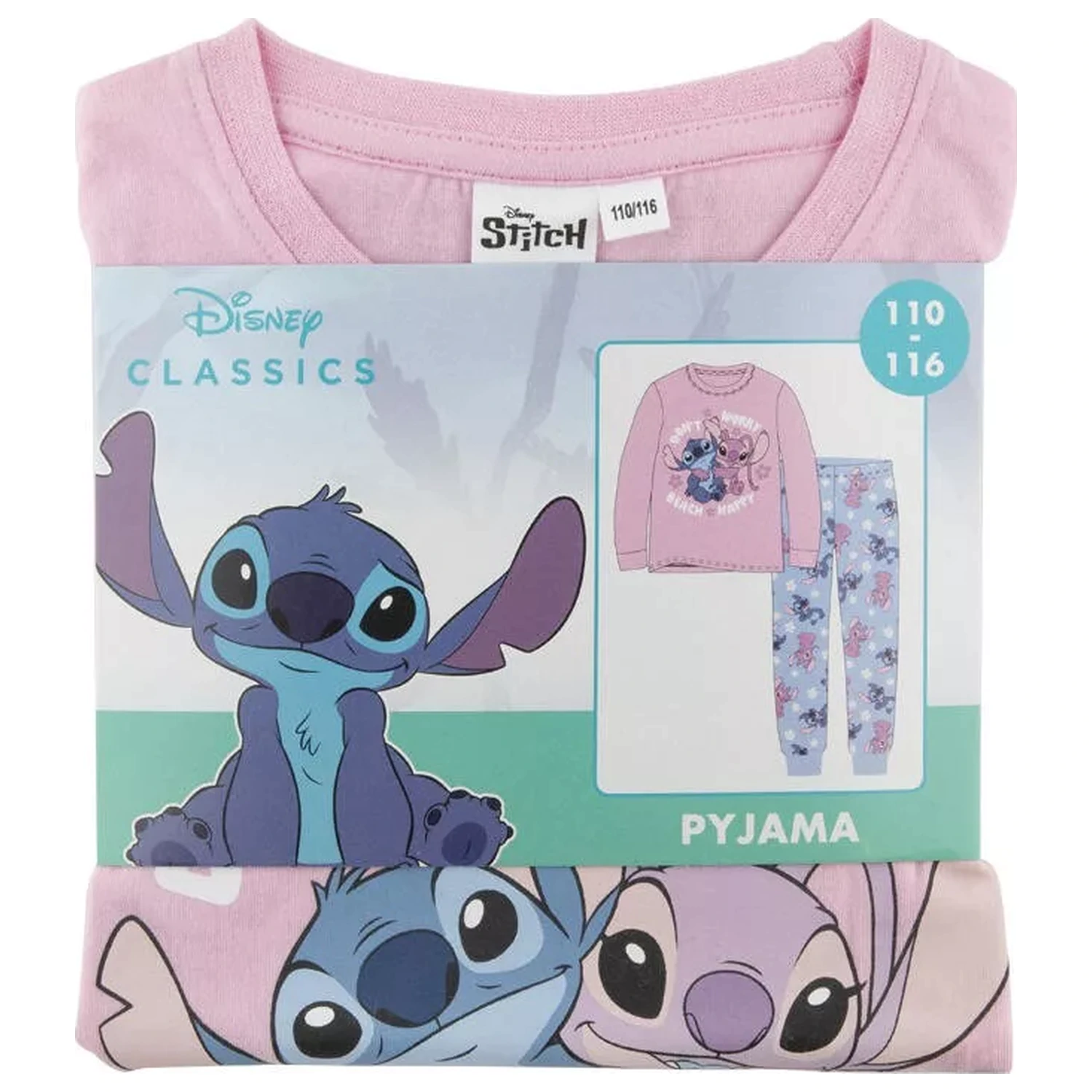 Stitch Happy długa piżama dziecięca zdjęcie produktu