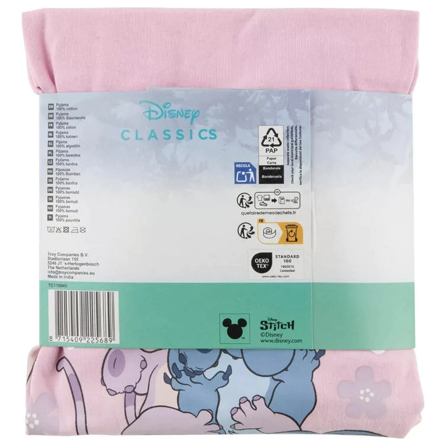 Stitch Happy długa piżama dziecięca zdjęcie produktu
