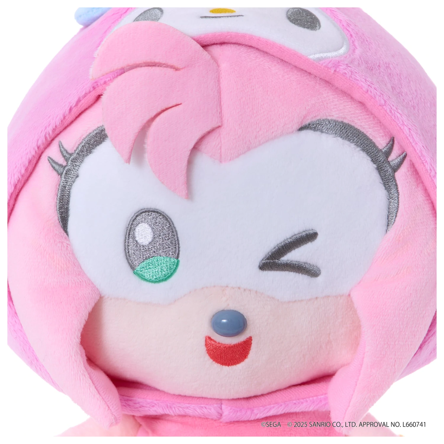 Sonic & Friends x Sanrio Amy x My Melody pluszowa zabawka 24cm zdjęcie produktu