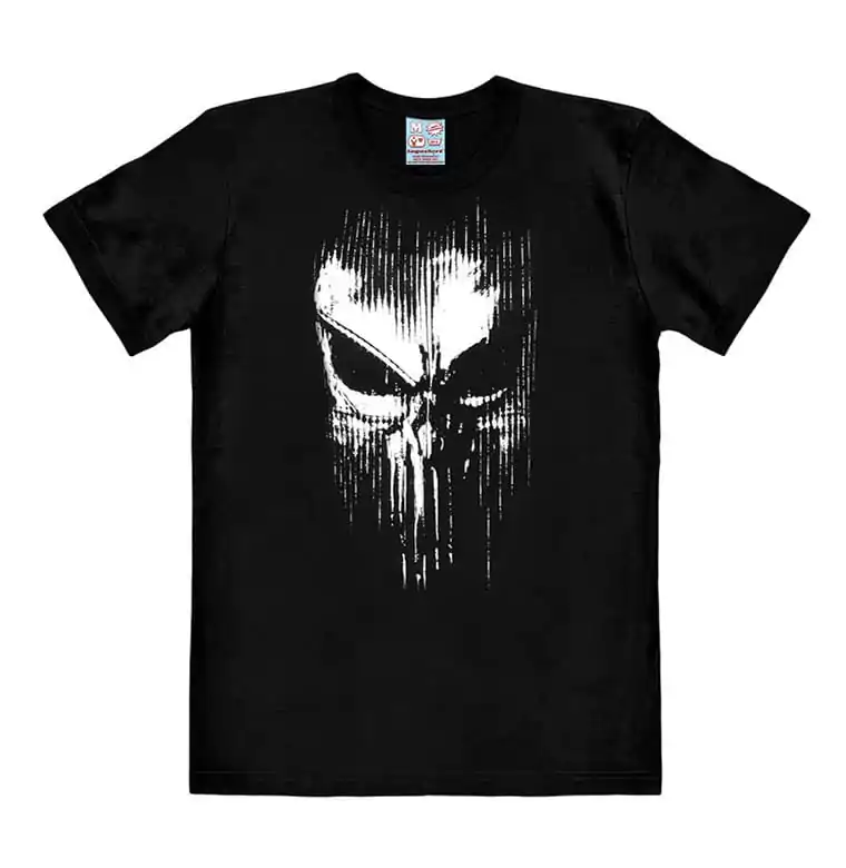 Marvel Koszulka Easy Fit Punisher - Paski Czaszka zdjęcie produktu