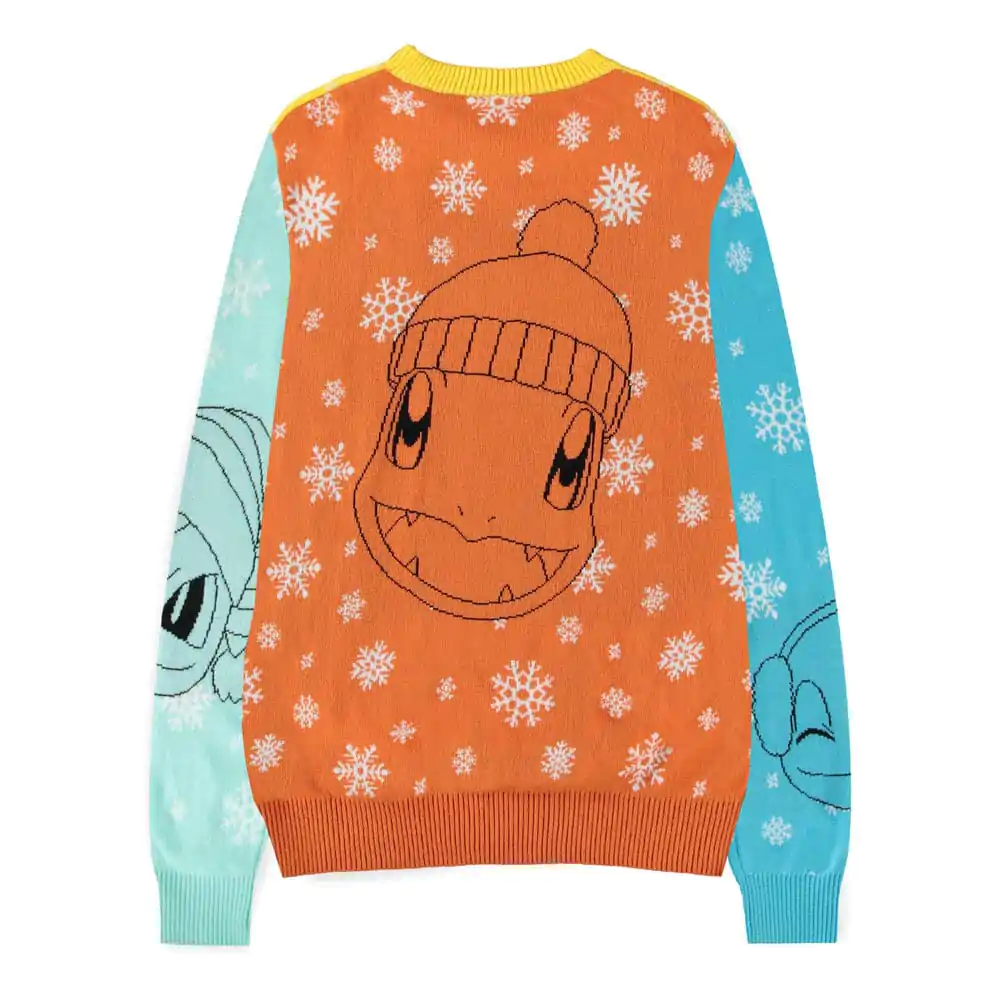 Pokémon Świąteczny Sweter Jumper Pikachu, Bulbasaur, Squirtle & Charmender zdjęcie produktu