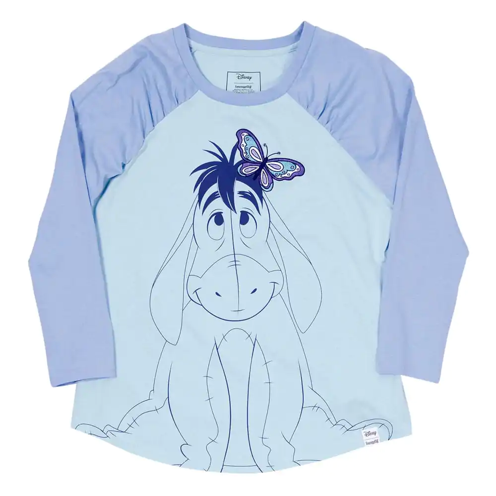 Winnie the Pooh od Loungefly Koszulka T-Shirt Unisex Eeyore marszczona raglanowa zdjęcie produktu