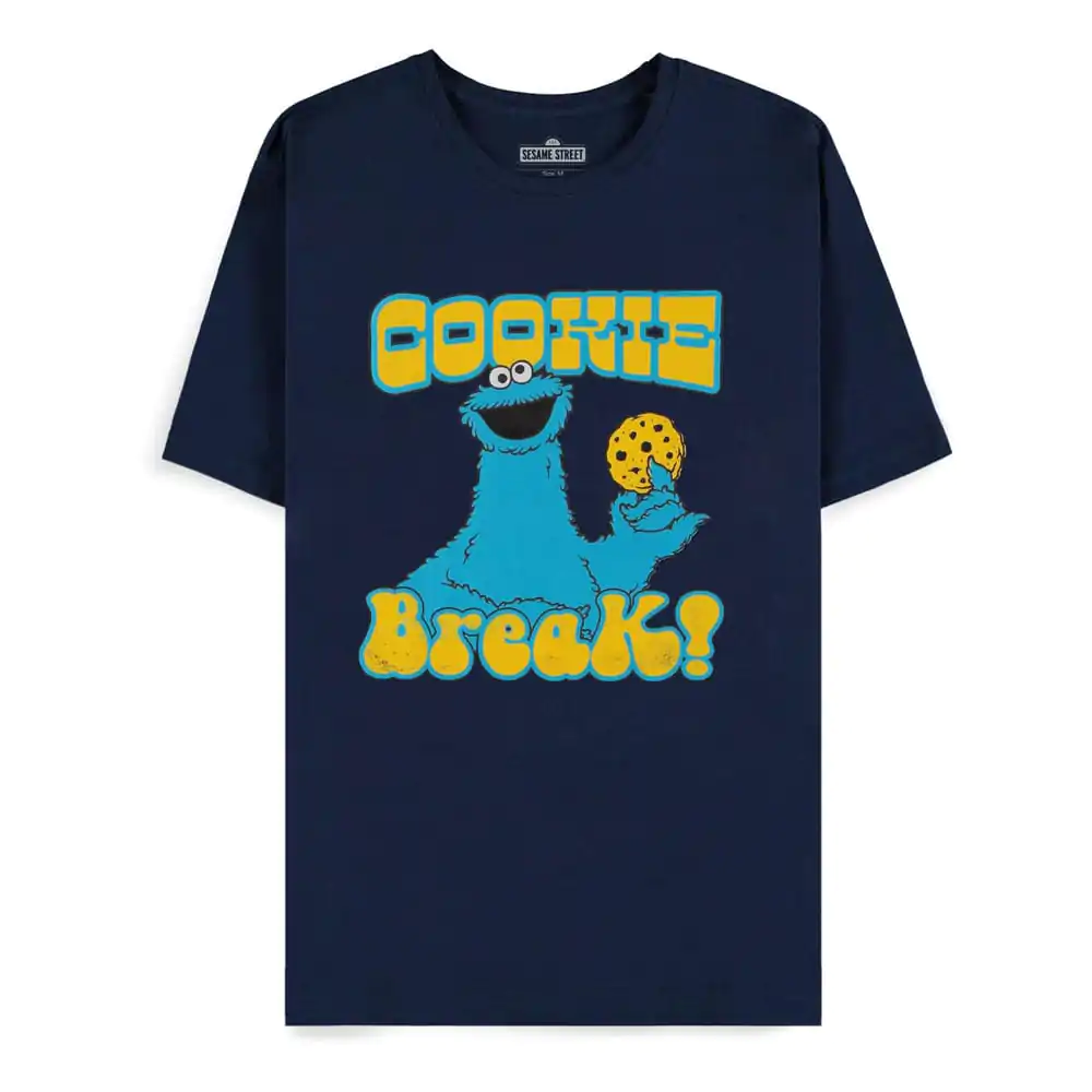 Sesame Street Cookie Monster Navy Cookie Break koszulka zdjęcie produktu