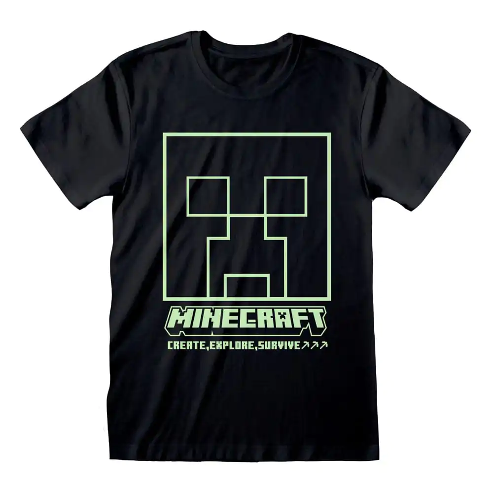 Minecraft T-Shirt Świecący w Ciemności zdjęcie produktu