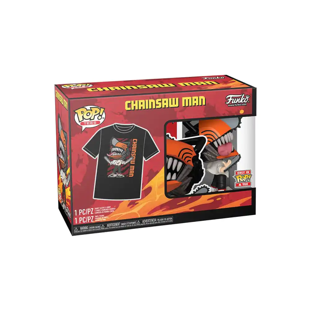 Chainsaw Man Funko POP! & Koszulka w Pudełku Chainsaw Man Leaping zdjęcie produktu