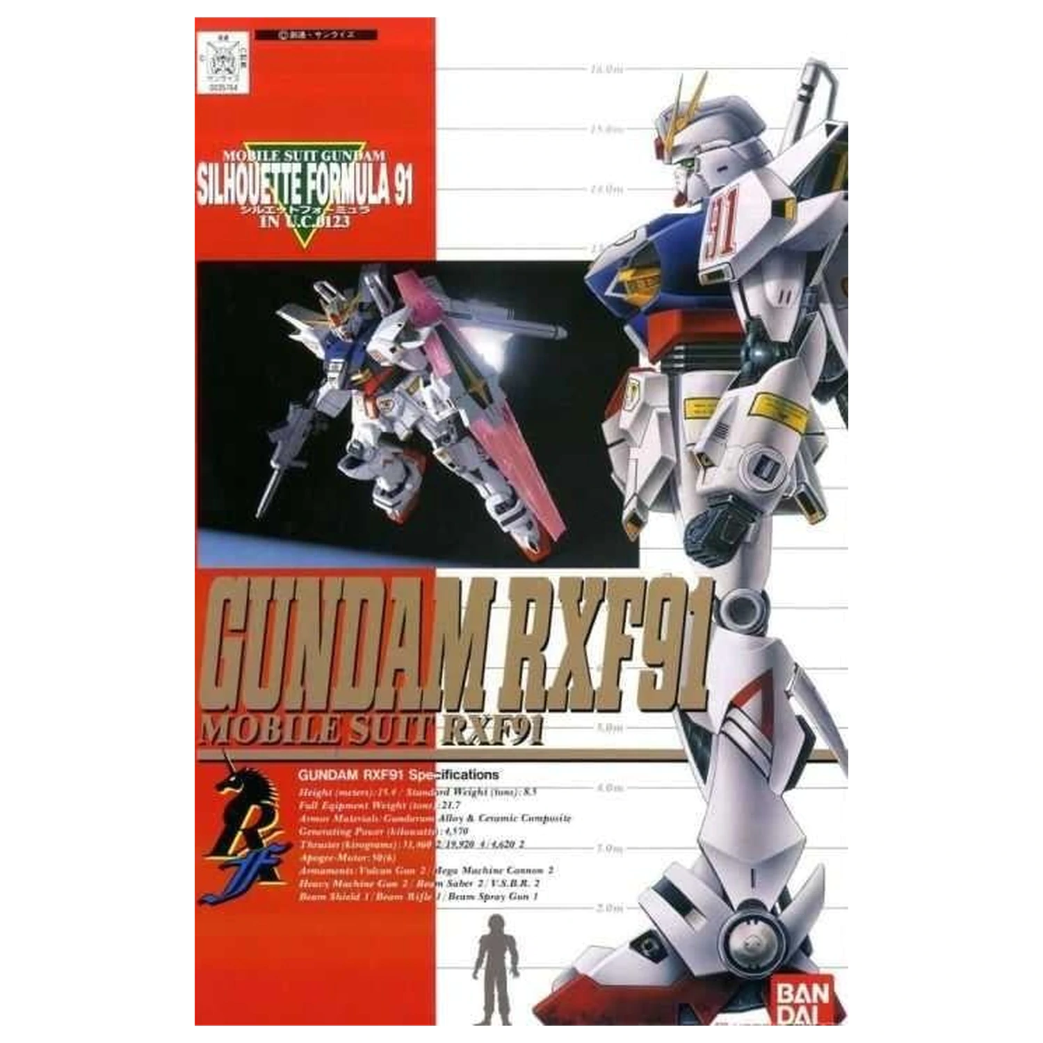 Zestaw modelarski 1/100 Gundam RXF91 zdjęcie produktu