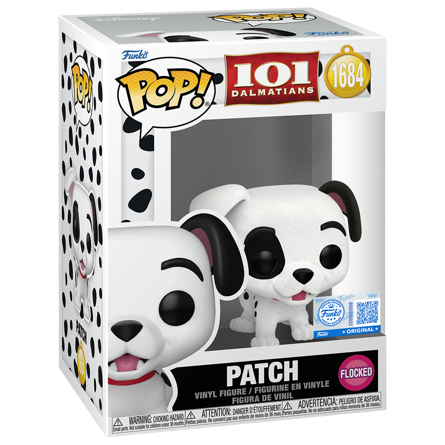 101 Dalmatians Funko POP! Vinyl Figure Patch (Flocked) Exclusive 9 cm zdjęcie produktu
