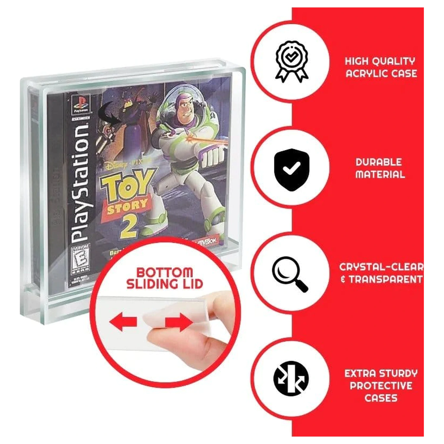 Akrylowe Etui 2-Pak dla PlayStation 1 zdjęcie produktu