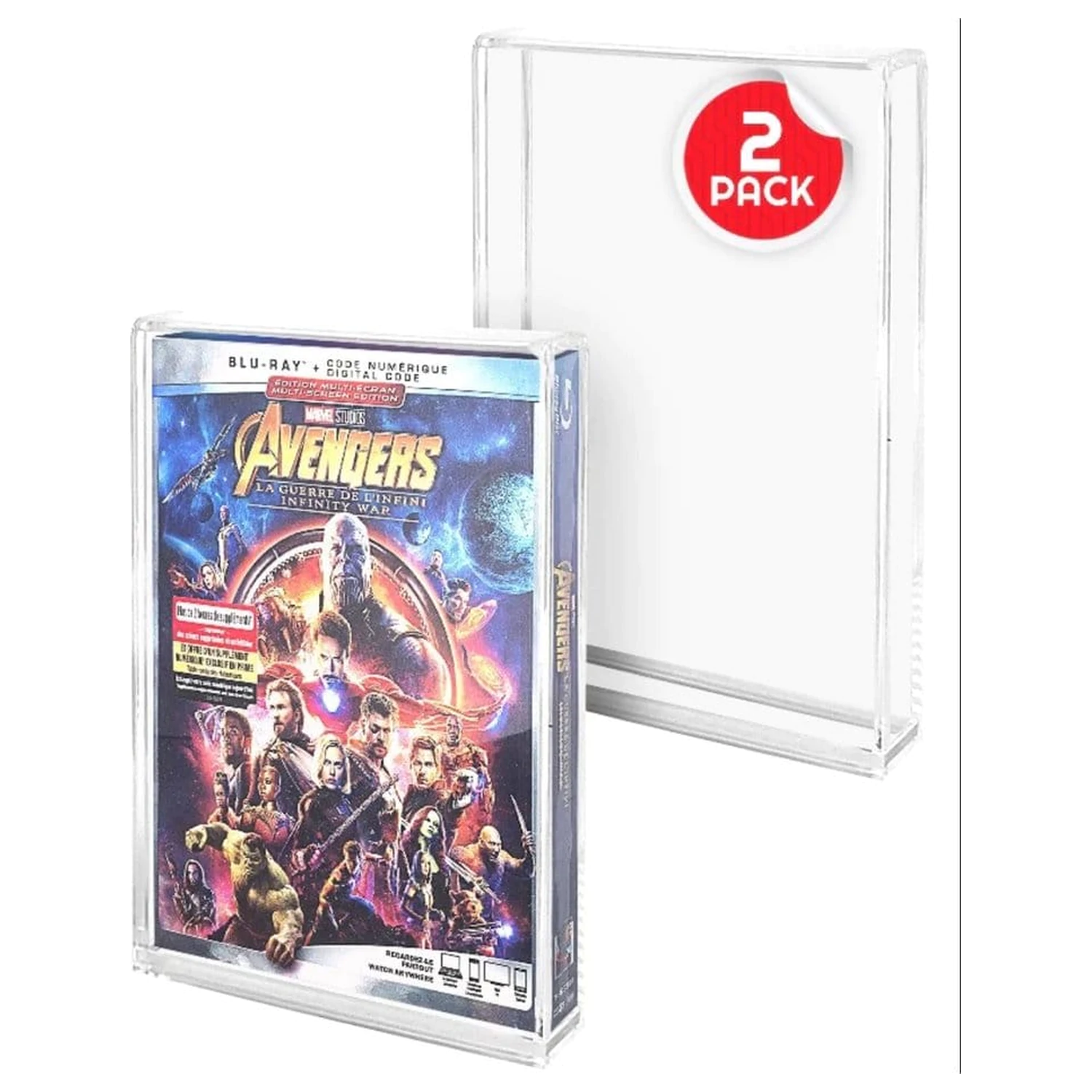 Akrylowe Etui 2-Pak dla PS3/PS4/Blu-Ray/XBOX One zdjęcie produktu