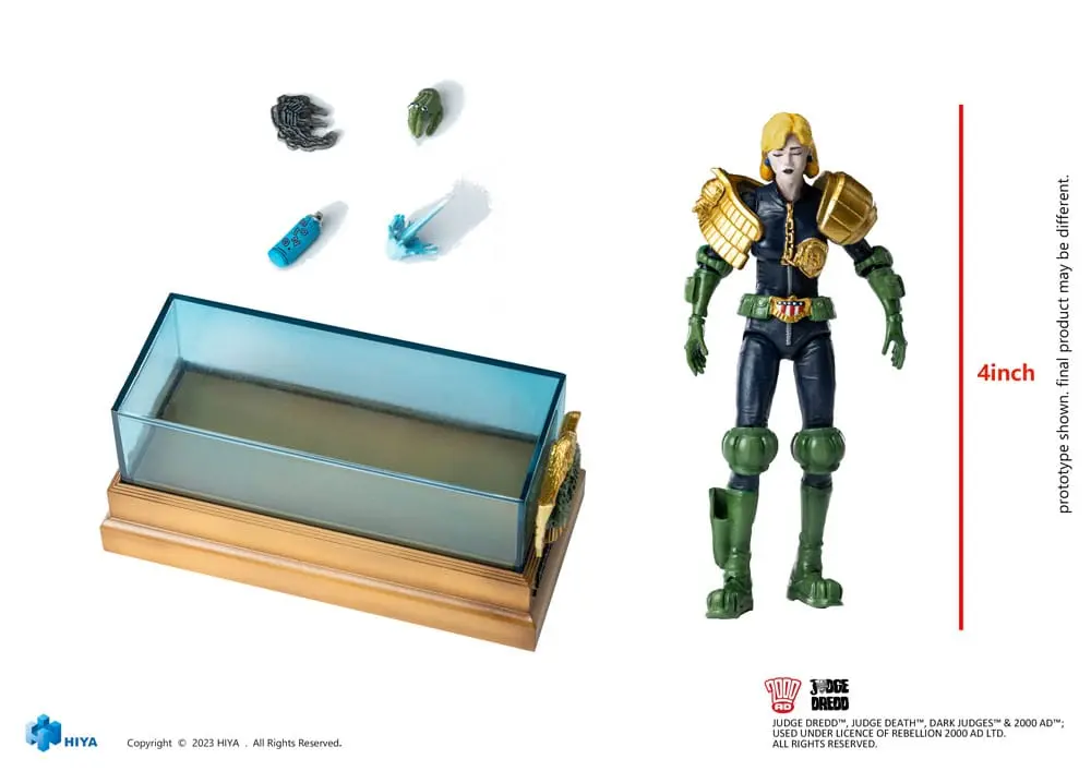 2000 AD Exquisite Mini Figurka Akcji 1/18 Judge Dredd Judge Anderson Hall of Heroes 10 cm zdjęcie produktu