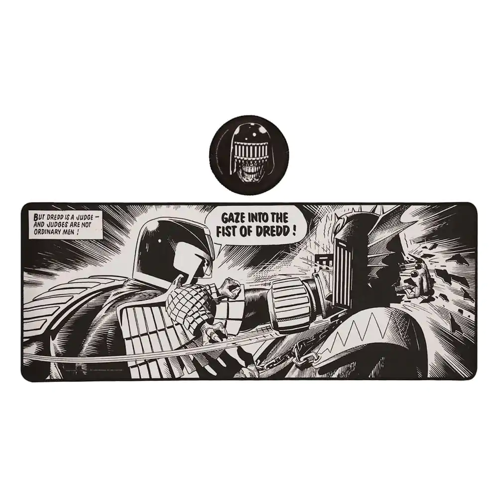 Zestaw podkładki na biurko i podstawek 2000 AD Judge Dredd zdjęcie produktu
