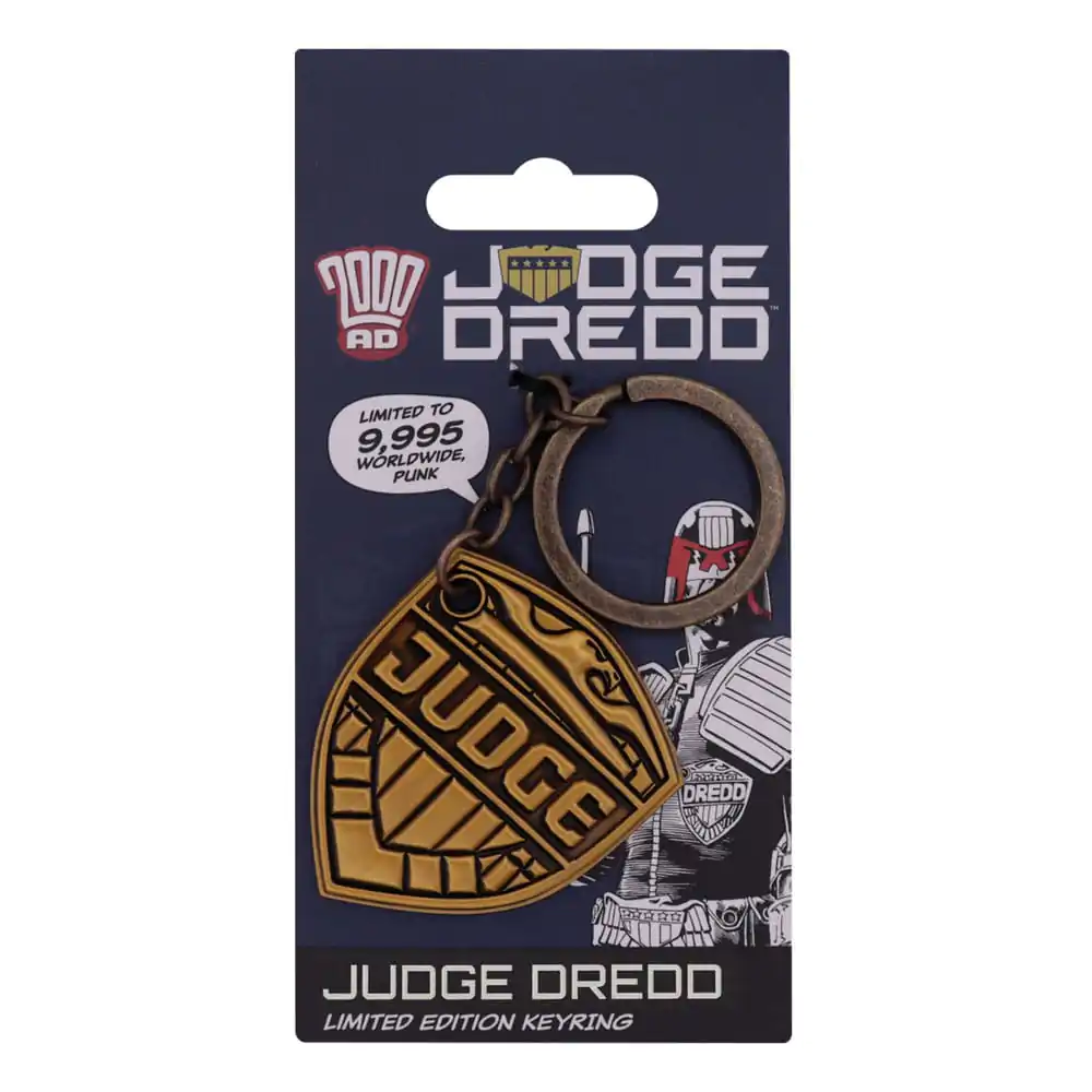 Brelok 2000 AD Odznaka Judge Dredd Limitowana Edycja zdjęcie produktu
