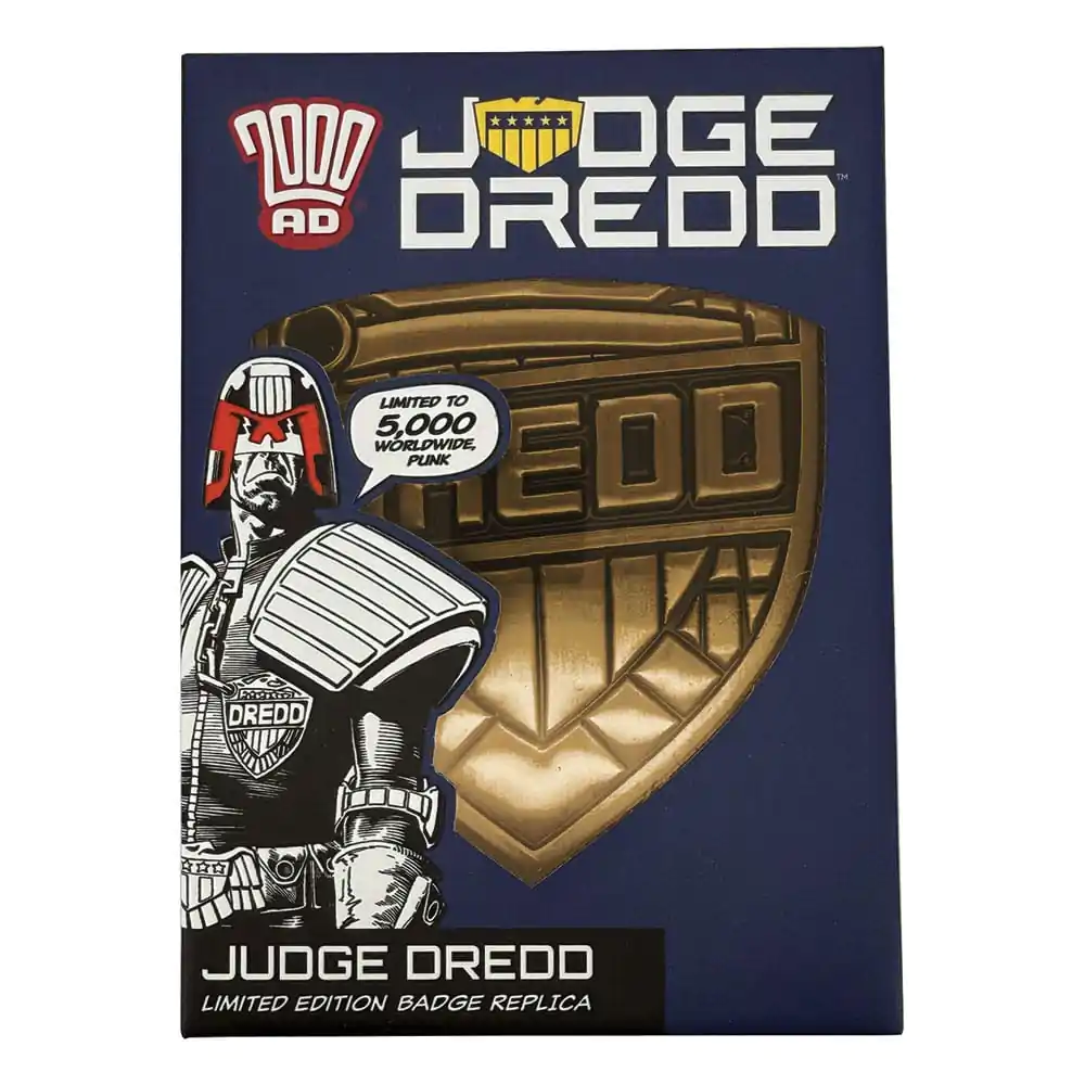 2000 AD Replika Odznaka Sędziego Dredda Edycja Limitowana zdjęcie produktu
