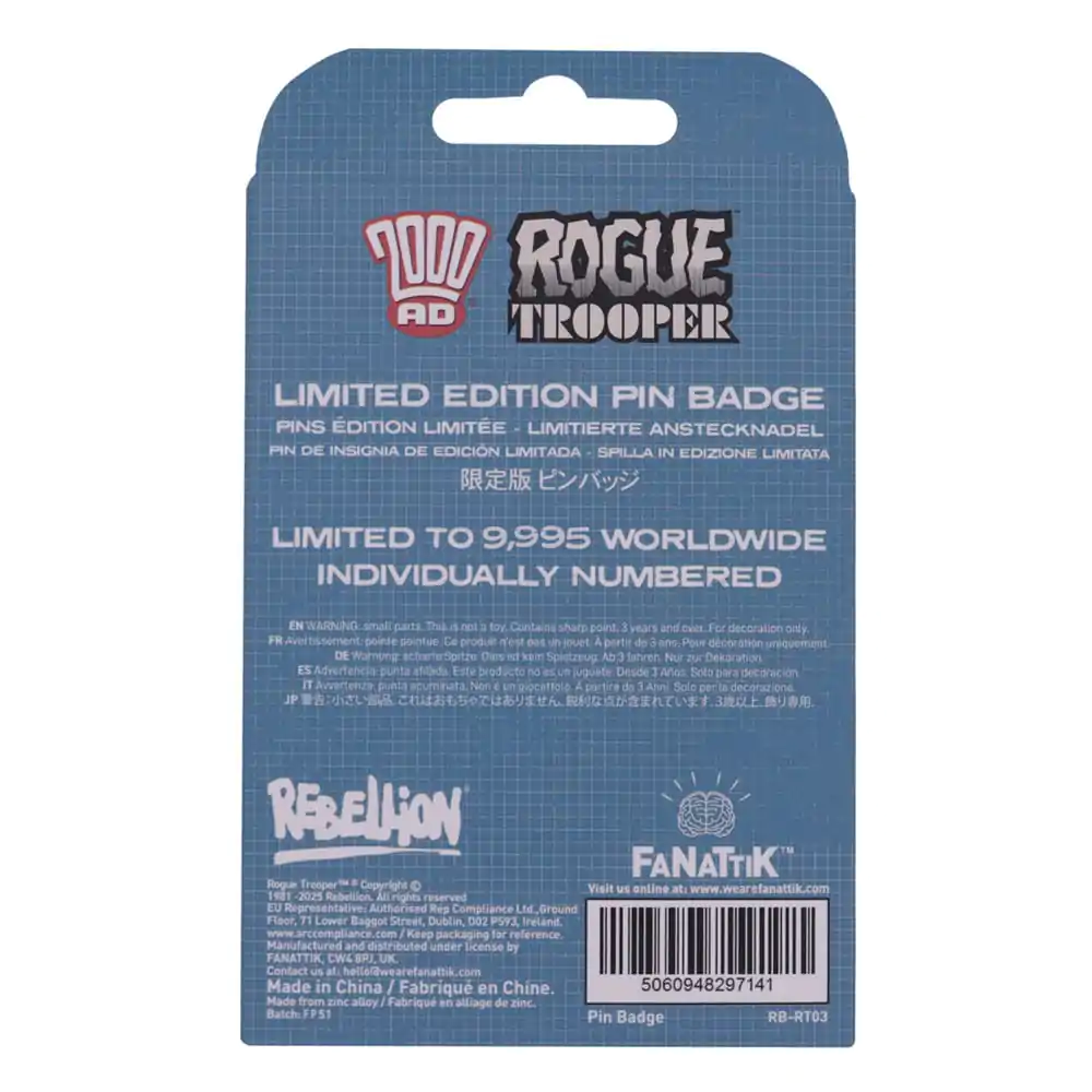 Przypinka 2000 AD Rogue Trooper GI Limited Edition zdjęcie produktu