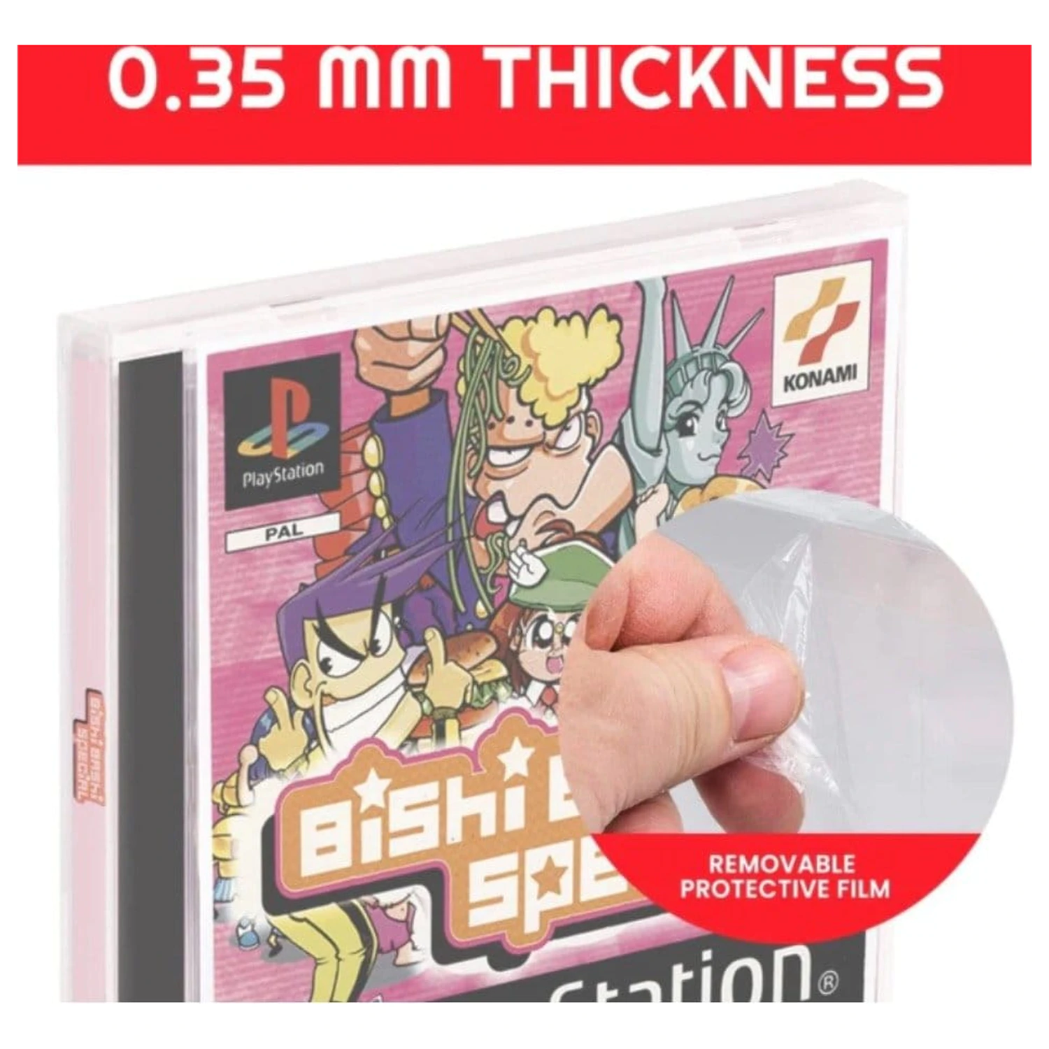 PET Protectors 25-pak do gier na PS1/pojedynczych płyt CD/Dreamcast (Jewel Case) zdjęcie produktu