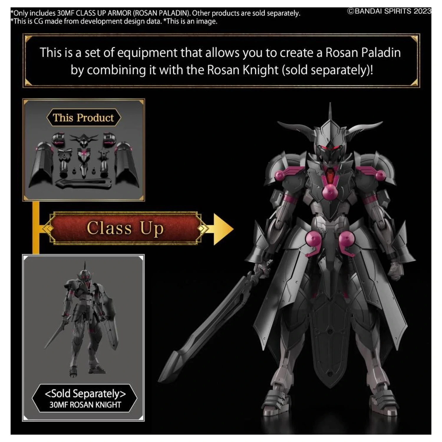 30MF Class Up Armor (Rosan Paladin) Zestaw Modelowy zdjęcie produktu