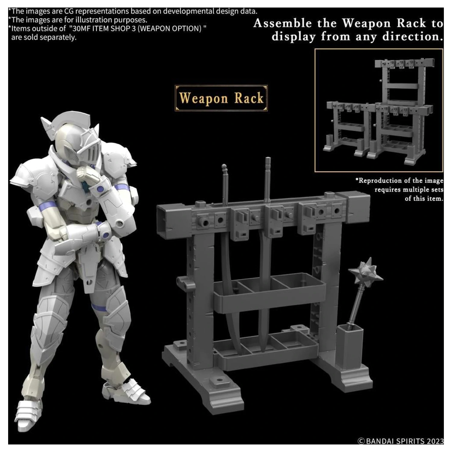 30MF Item Shop 3 (Opcja Broni) Zestaw Modelowy zdjęcie produktu