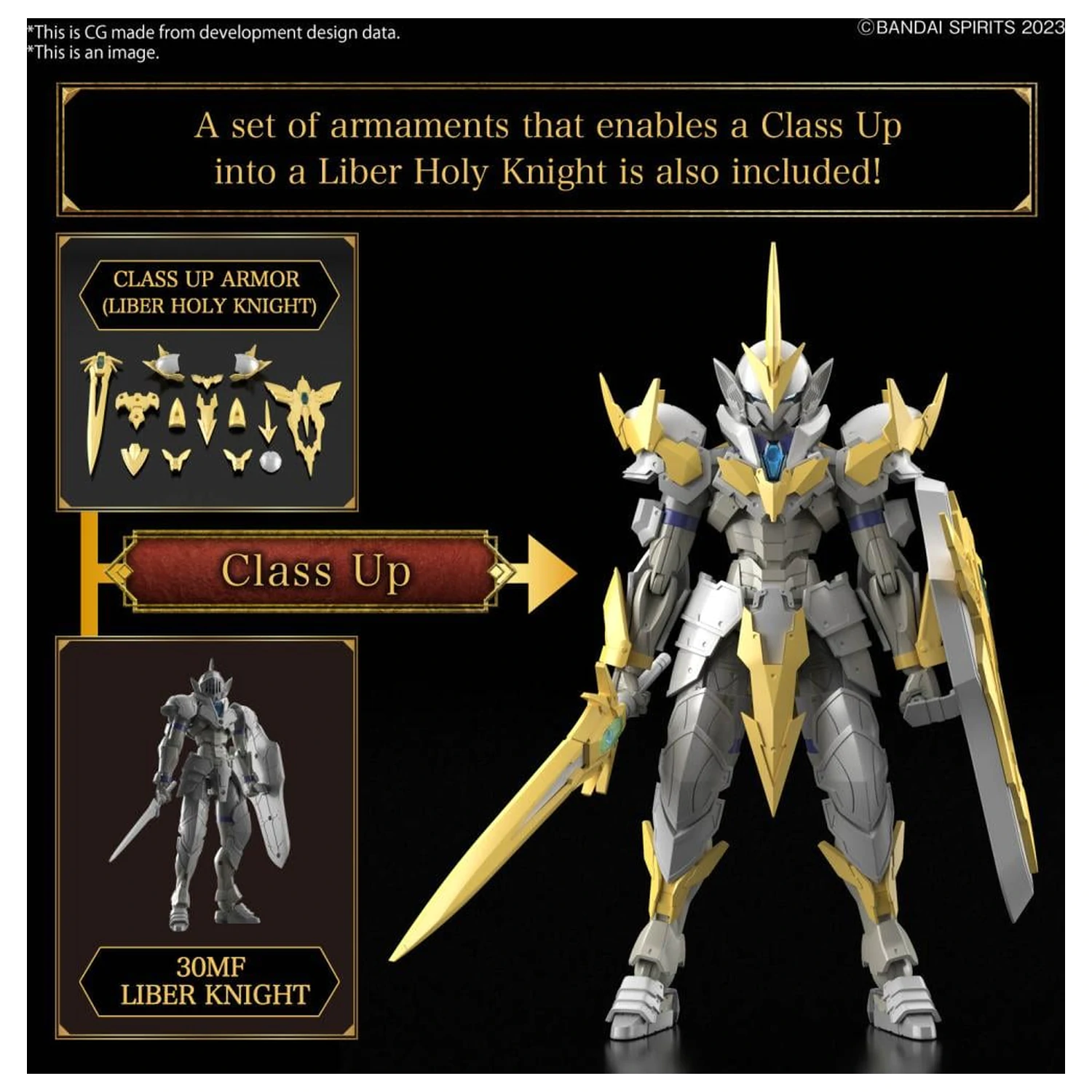 30MF Liber Holy Knight Zestaw modeli zdjęcie produktu