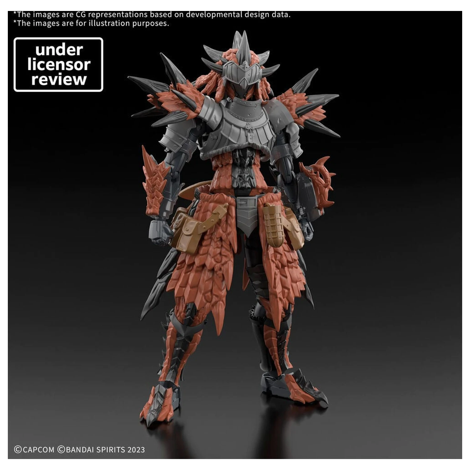 30MF Monster Hunter Wilds Rathalos Equipment Rathalos Series Accessory Set 30 Minutes Fantasy zdjęcie produktu