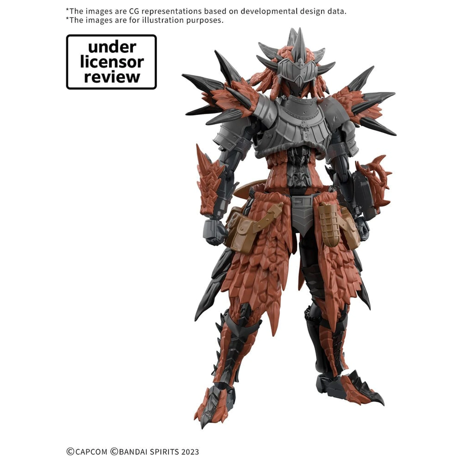 30MF Monster Hunter Wilds Rathalos Equipment Rathalos Series Accessory Set 30 Minutes Fantasy zdjęcie produktu