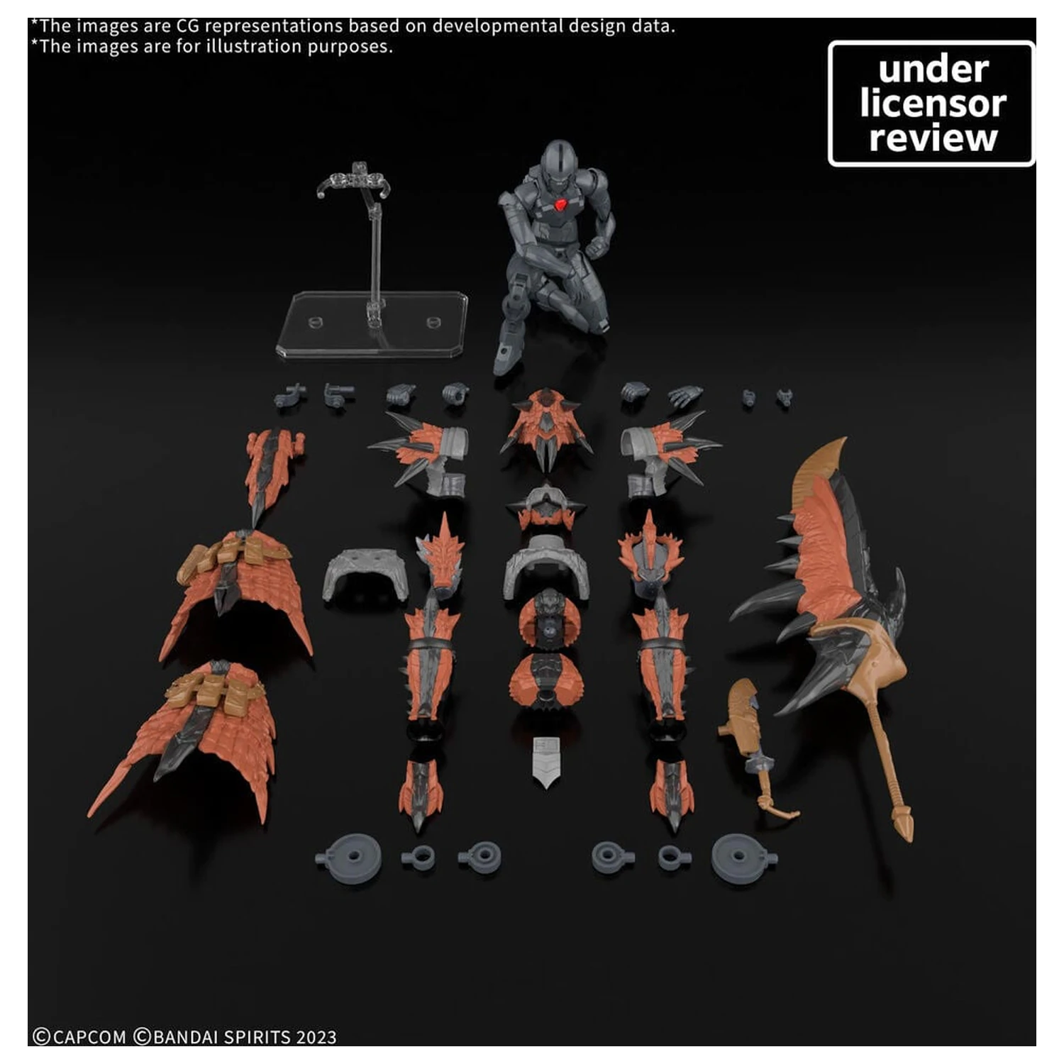 30MF Monster Hunter Wilds Rathalos Equipment Rathalos Series Accessory Set 30 Minutes Fantasy zdjęcie produktu