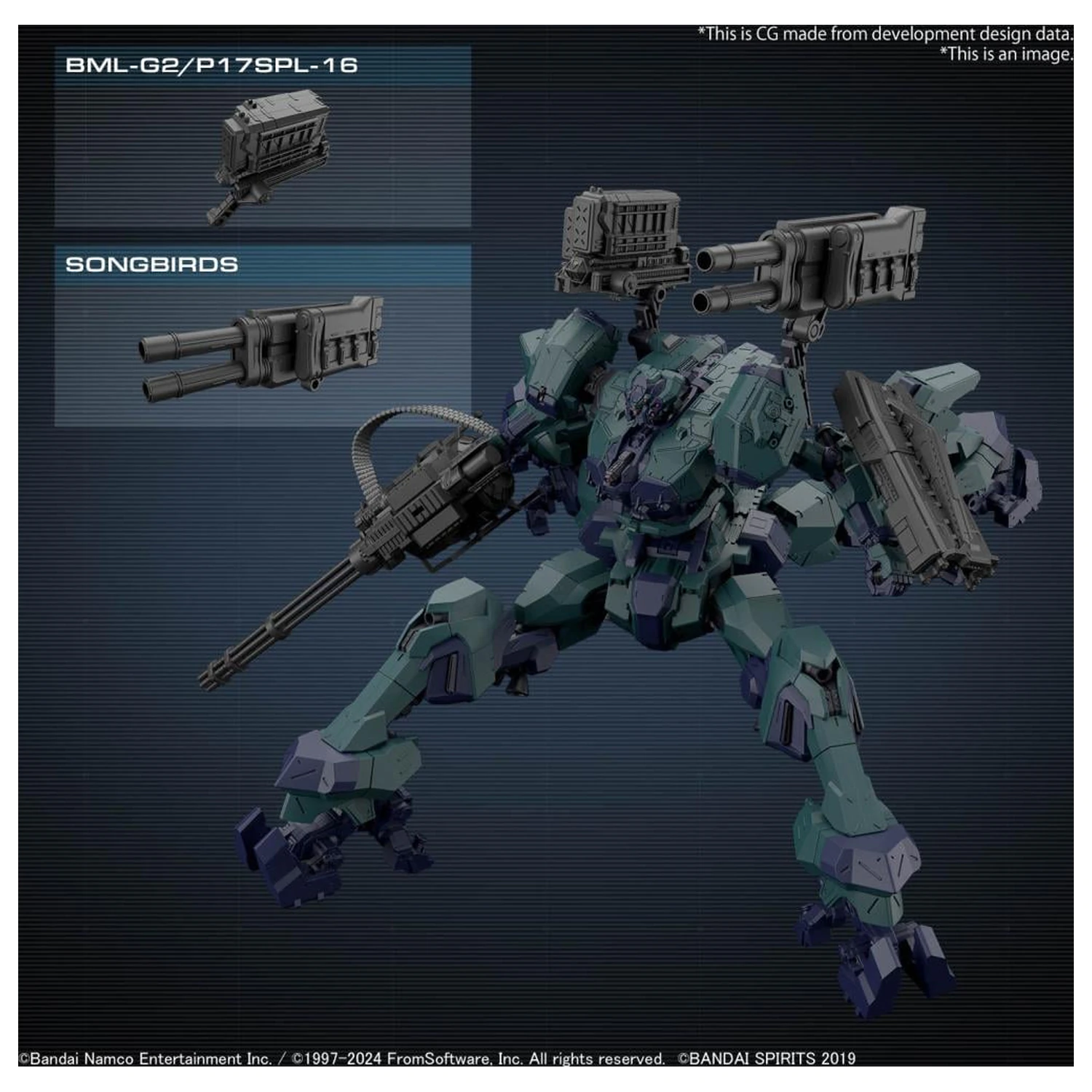 30MM Armored Core VI BD-011 Melander Liger Tail zestaw Model Kit zdjęcie produktu