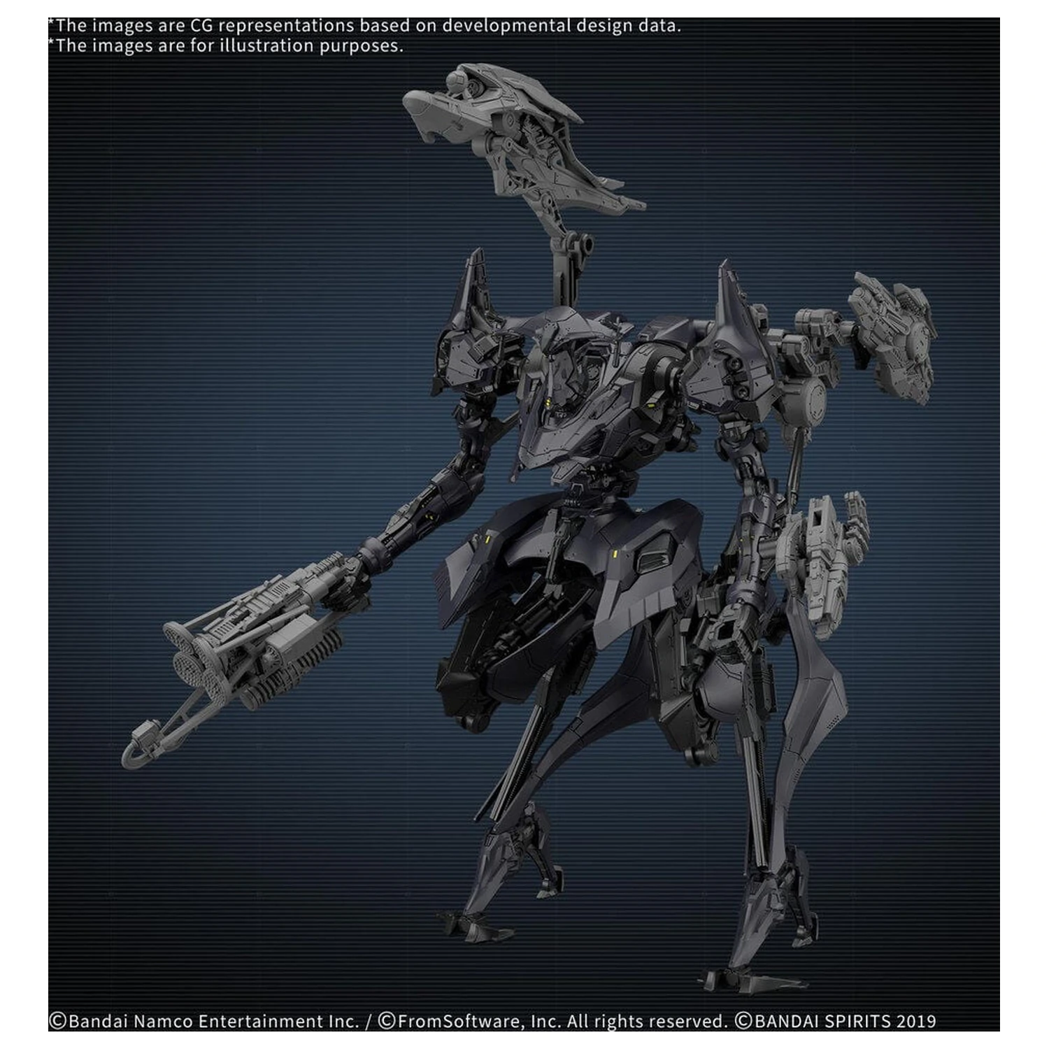 30MM Armored Core VI Fires Of Rubicon Schneider Nachtreiher 40E Dual Nature zestaw Model Kit Podstawowa Figurka zdjęcie produktu