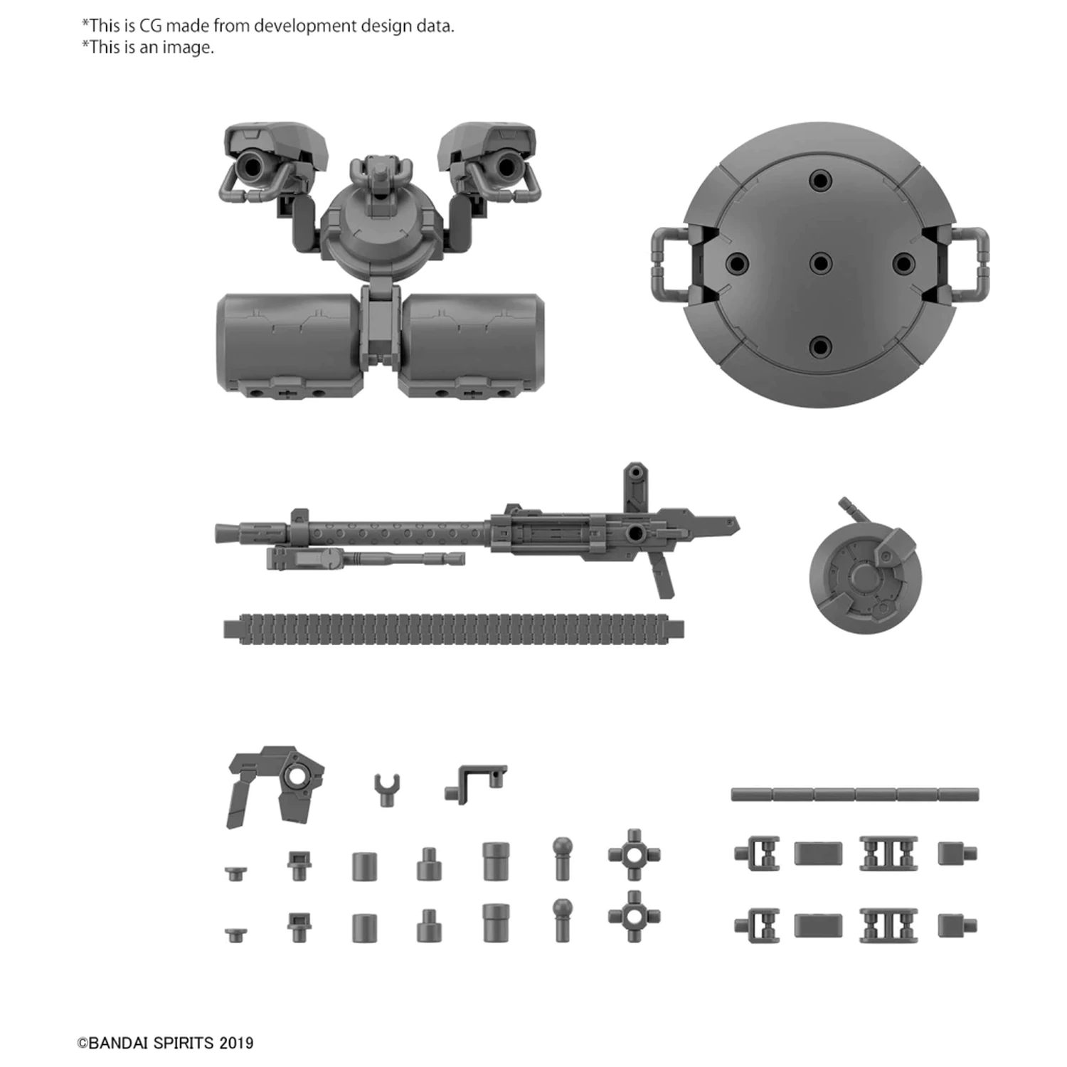 30MM Customize Weapons (Heavy Weapon 2) zestaw modeli do złożenia zdjęcie produktu