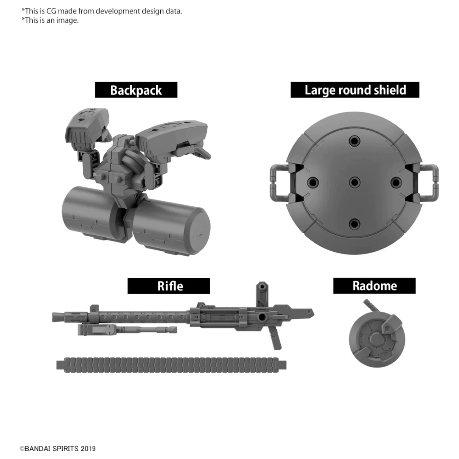 30MM Customize Weapons (Heavy Weapon 2) zestaw modeli do złożenia zdjęcie produktu