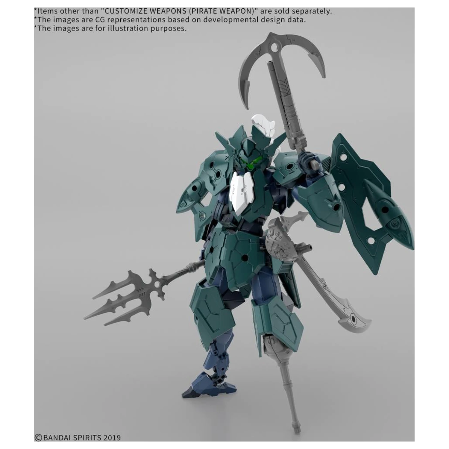 Zestaw akcesoriów do modelu 30MM Customize Weapons (Pirate Weapon) Model Kit zdjęcie produktu