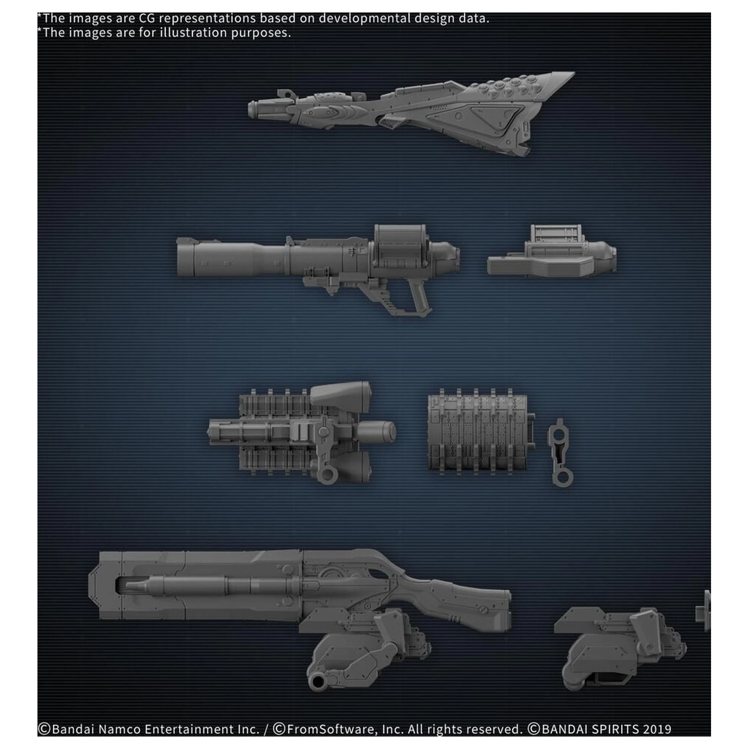 30MM Option Parts Set Armored Core VI Fires Of Rubicon Zestaw Broni 09 Zestaw Akcesoriów zdjęcie produktu