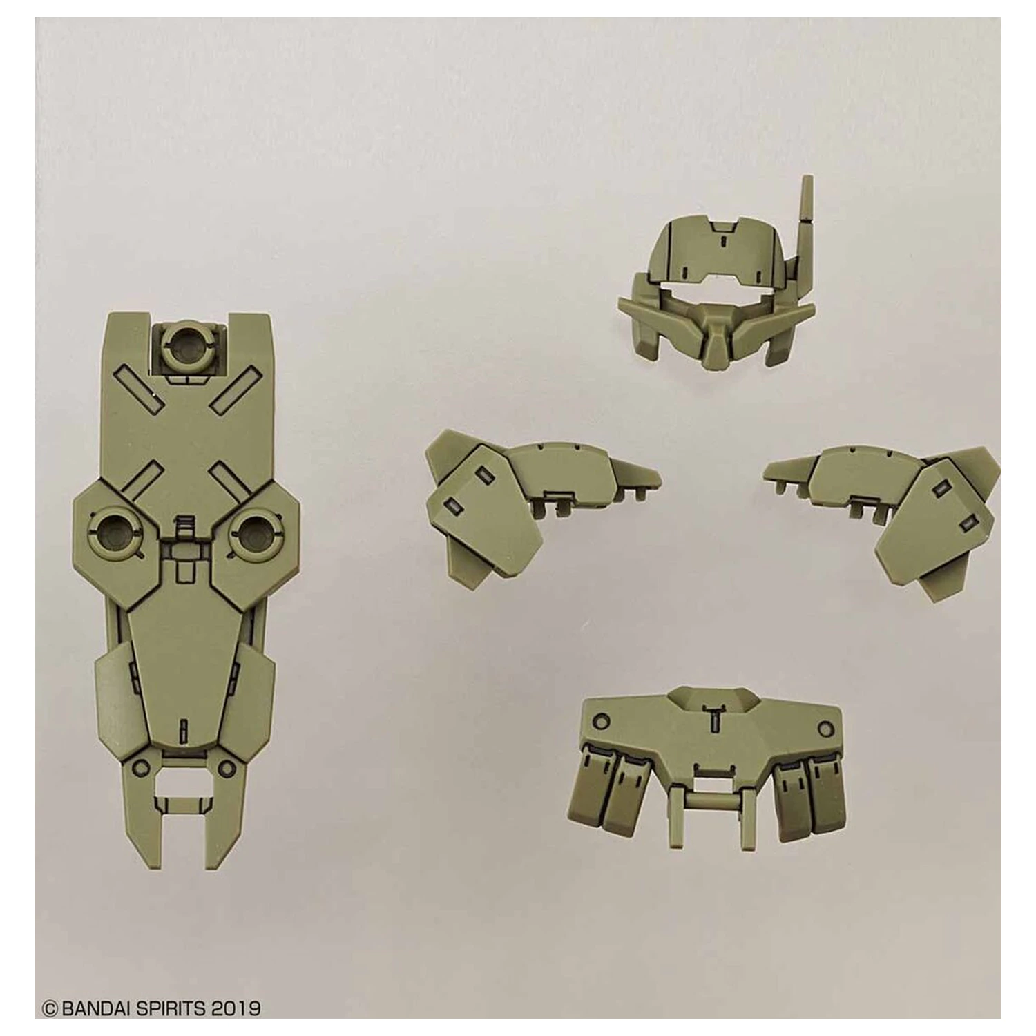 30MM Opcjonalny Zestaw Zbroi do Walki Wręcz Ciemnozielony zestaw akcesoriów do modelu zdjęcie produktu