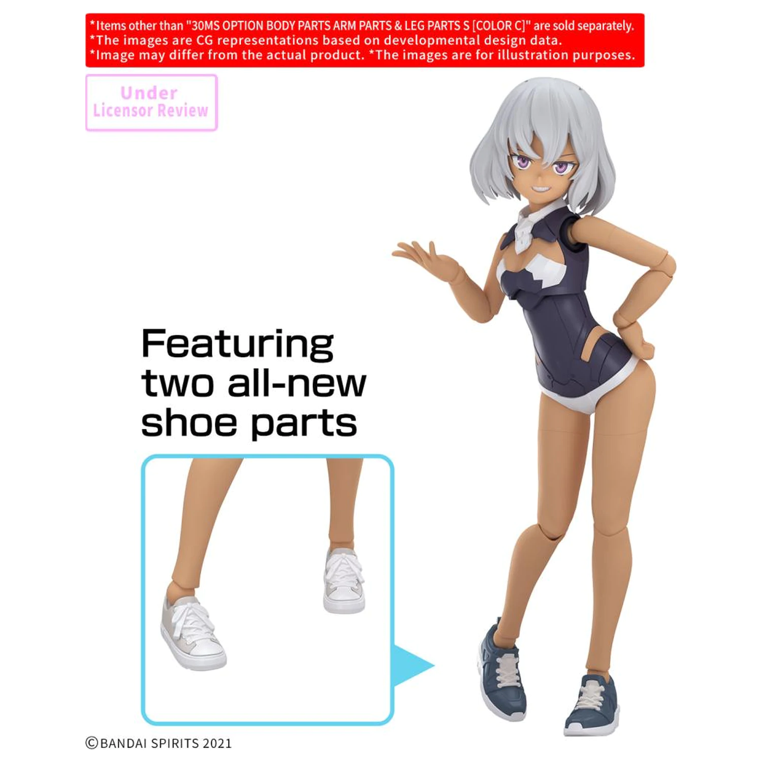 Zestaw akcesoriów do modelu 30MS Option Body Parts Arm Parts & Leg Parts S (Color C) zdjęcie produktu