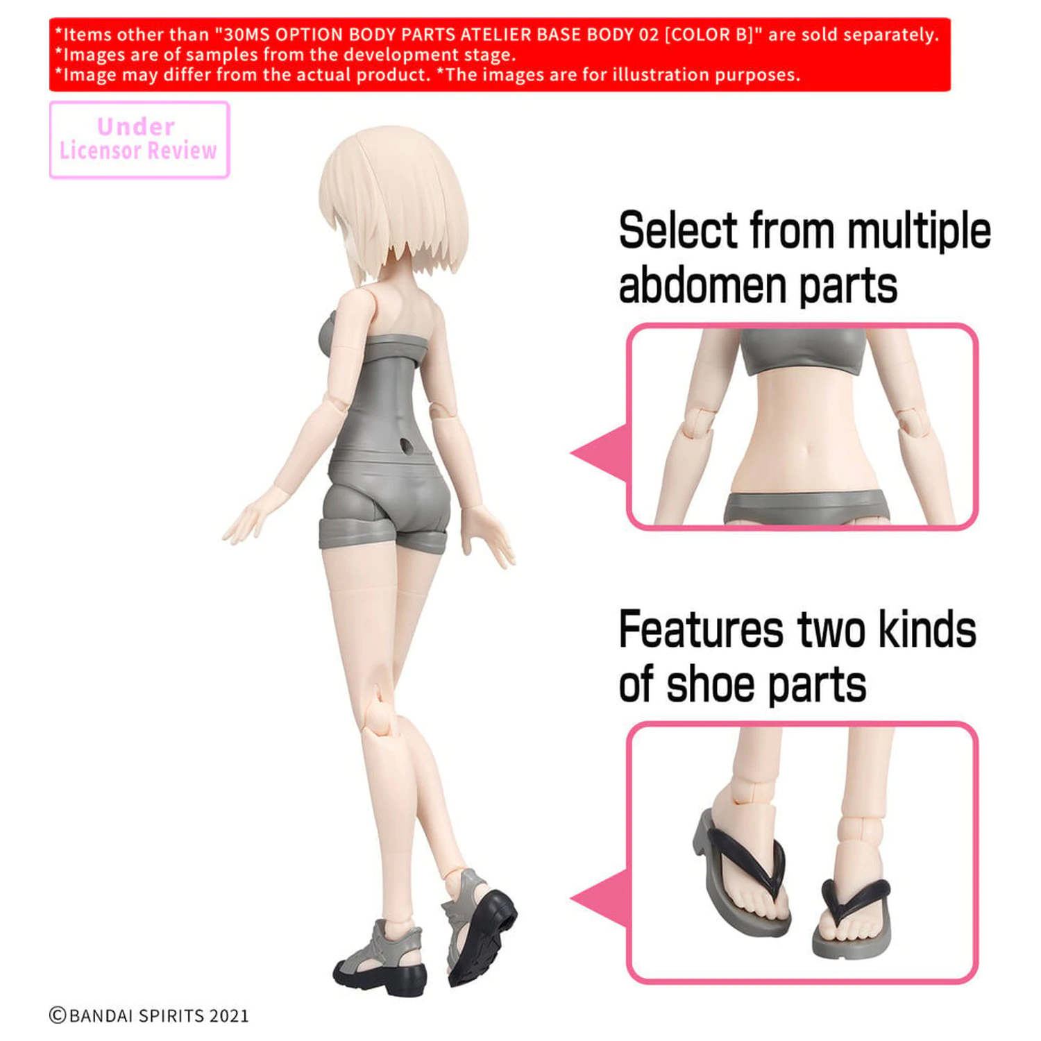 30MS Option Body Parts Atelier Base Body 02 Color B Accessory Set 30 Minutes Sisters zdjęcie produktu