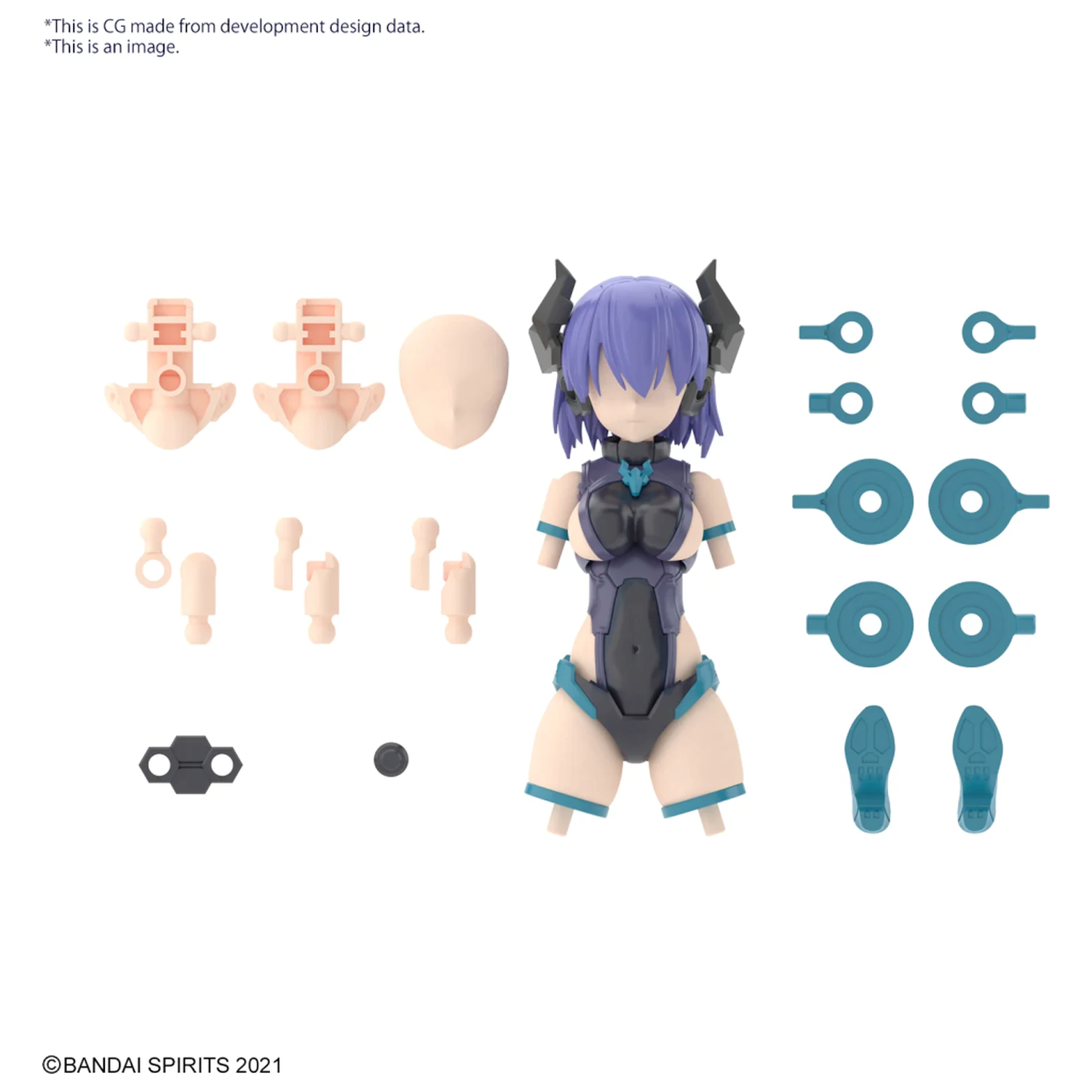 30MS Option Parts Set 7 (Zły Strój) "Kolor A" Model Kit zdjęcie produktu