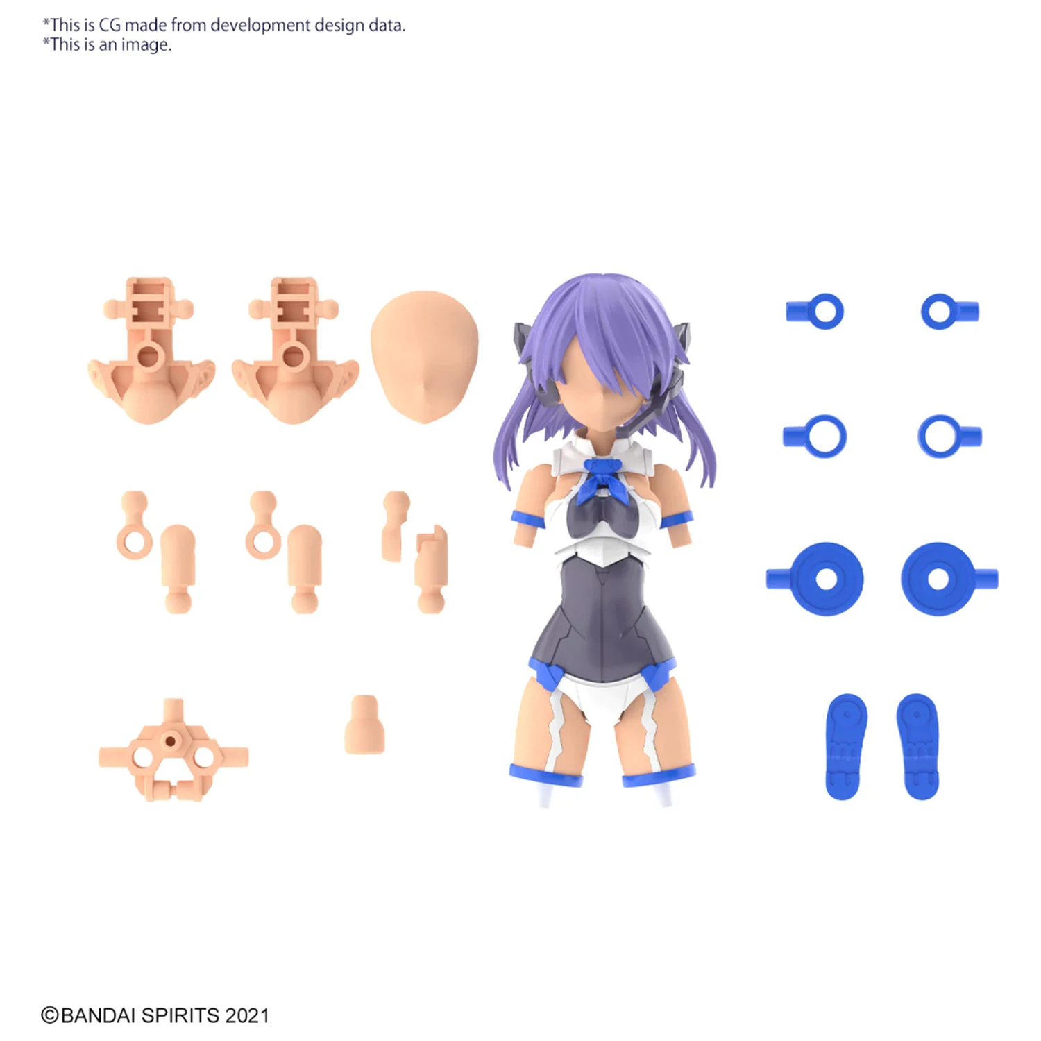 30MS Option Parts Set 9 (Commander Costume Color C) zestaw do sklejania modelu zdjęcie produktu