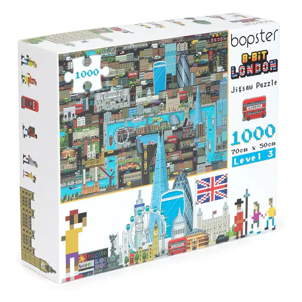 Puzzle 8-Bit Pixel London Level 3 1000 elementów zdjęcie produktu