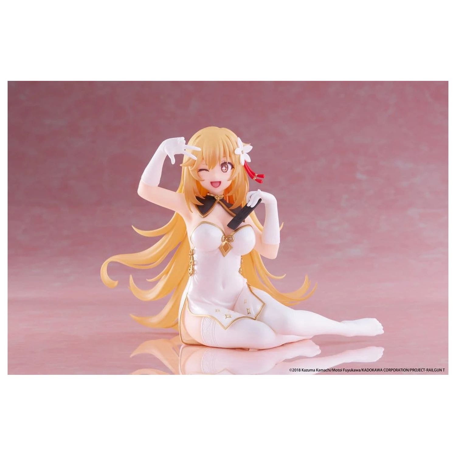 A Certain Scientific Railgun PVC Statue Desktop Cute Figure Misaki Shokuho Chinese Dress Ver. 13 cm zdjęcie produktu
