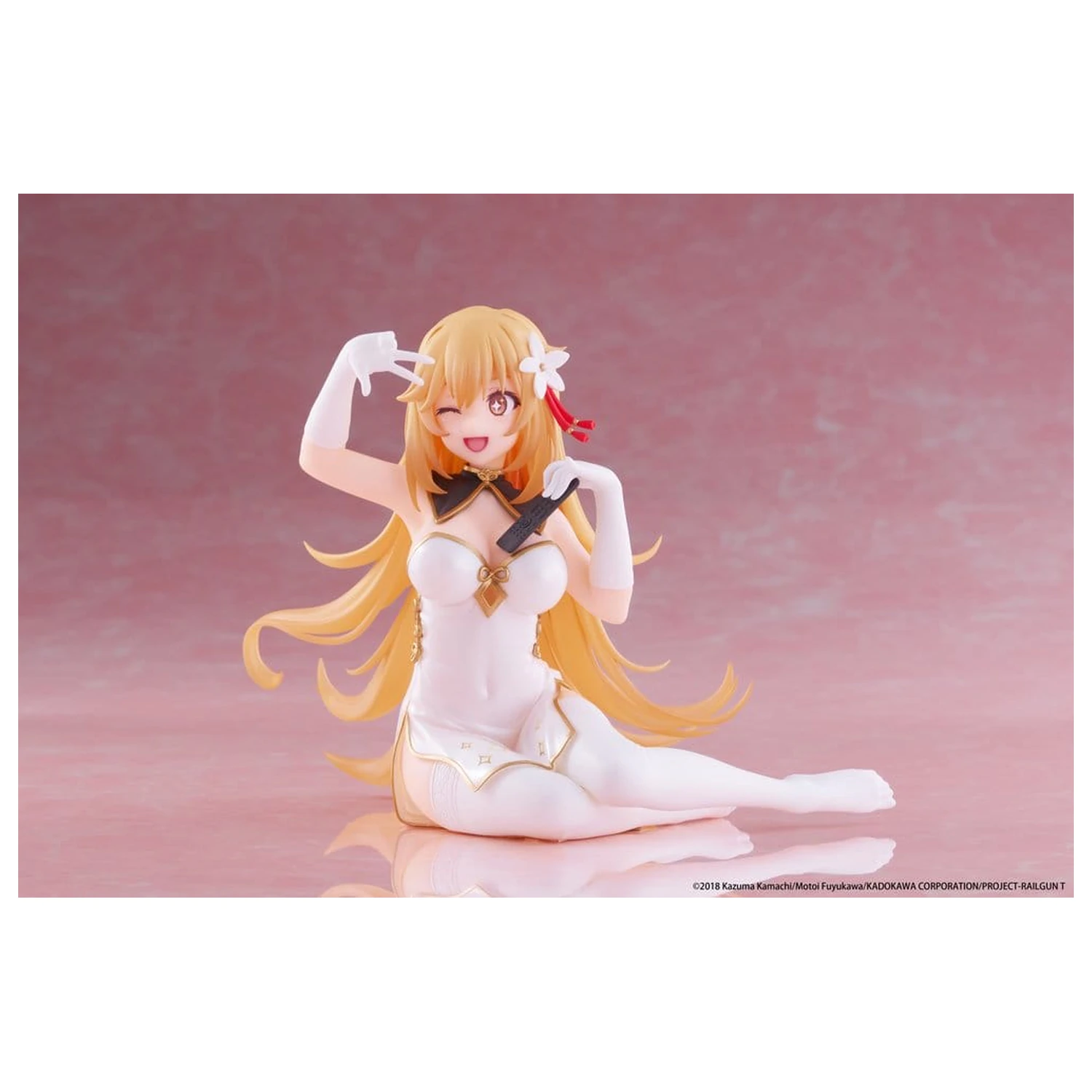 A Certain Scientific Railgun PVC Statue Desktop Cute Figure Misaki Shokuho Chinese Dress Ver. 13 cm zdjęcie produktu