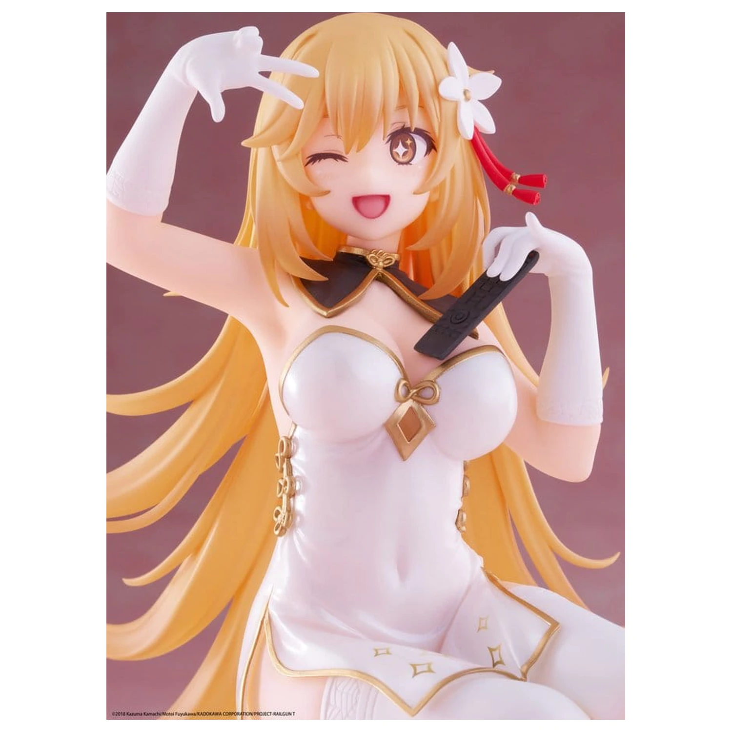 A Certain Scientific Railgun PVC Statue Desktop Cute Figure Misaki Shokuho Chinese Dress Ver. 13 cm zdjęcie produktu