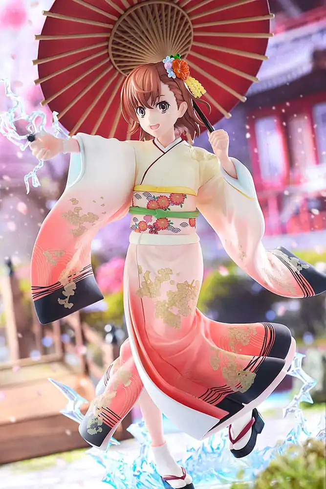 A Certain Scientific Railgun T Figurka 1/7 Mikoto Misaka Furisode Kimono Wersja 28 cm zdjęcie produktu