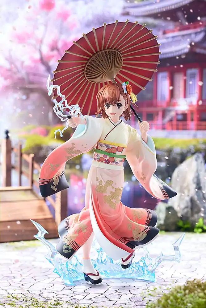 A Certain Scientific Railgun T Figurka 1/7 Mikoto Misaka Furisode Kimono Wersja 28 cm zdjęcie produktu