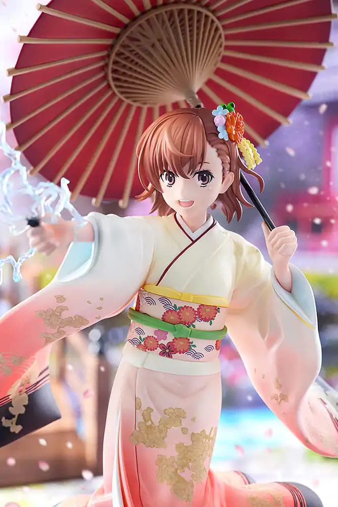 A Certain Scientific Railgun T Figurka 1/7 Mikoto Misaka Furisode Kimono Wersja 28 cm zdjęcie produktu