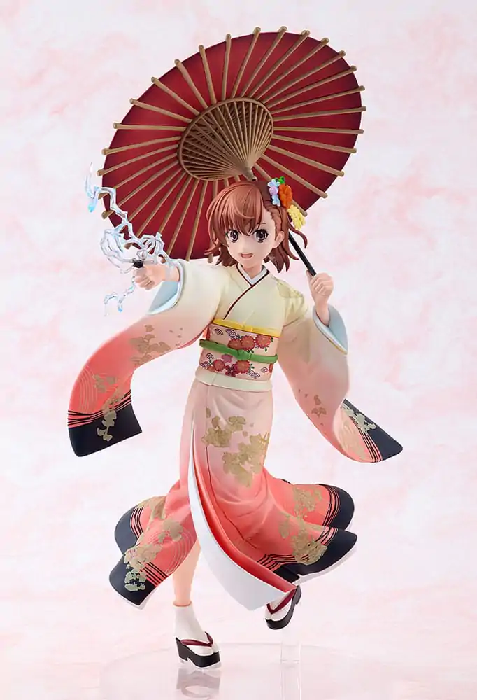 A Certain Scientific Railgun T Figurka 1/7 Mikoto Misaka Furisode Kimono Wersja 28 cm zdjęcie produktu