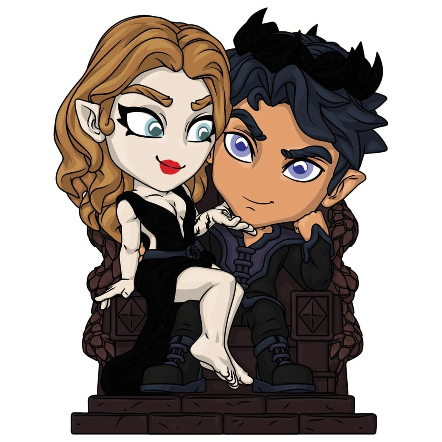 Figurka winylowa A Court of Thorns and Roses Feyre And Rhysand 12 cm zdjęcie produktu